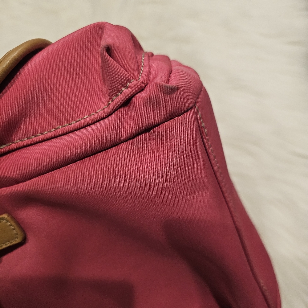 Vintage Pink Nylon Mini Handbag - Picture 7 of 16